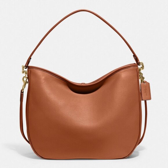 Coach Soft Tabby Hobo Bag Colorblock in Canyon Smooth Leather - Picture 1 of 6
